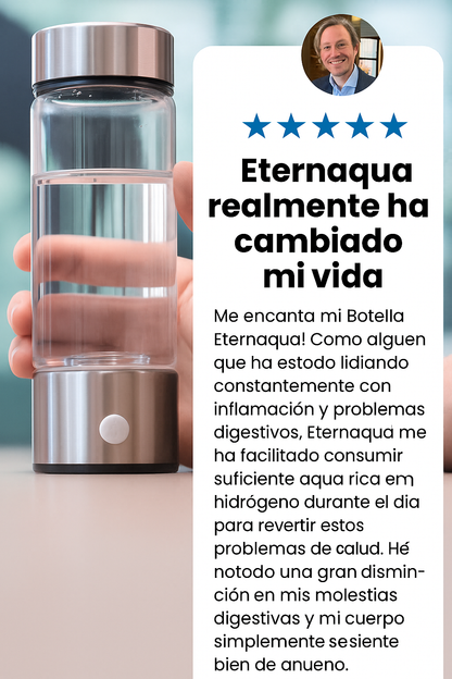 Botella Generadora de Hidrógeno Eternaqua